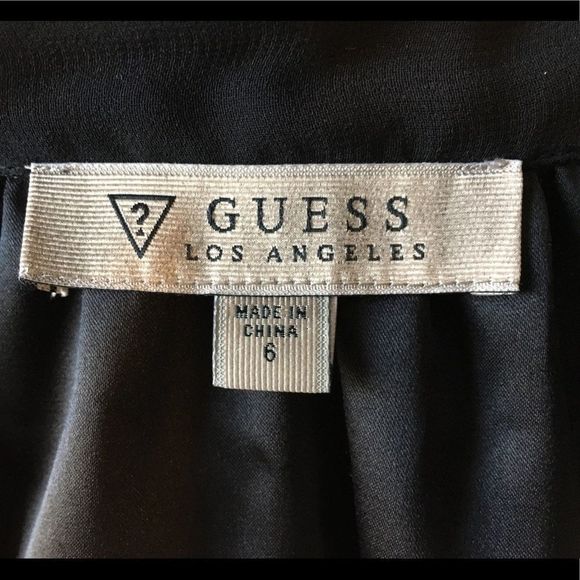 Guess Black and White Polka Dot Skirt LNC - Picture 5 of 6